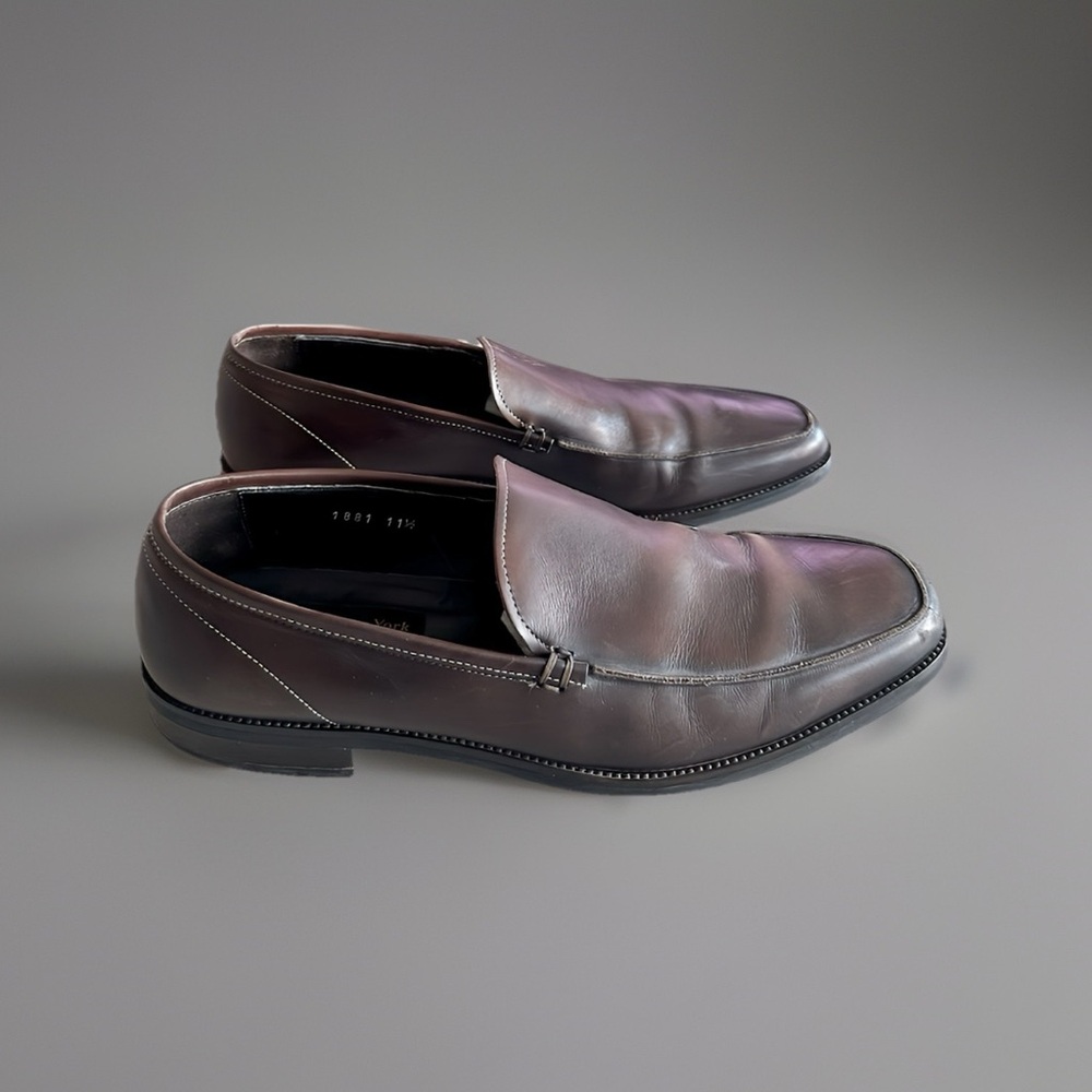 To Boot New York Dark Brown Leather Loafers